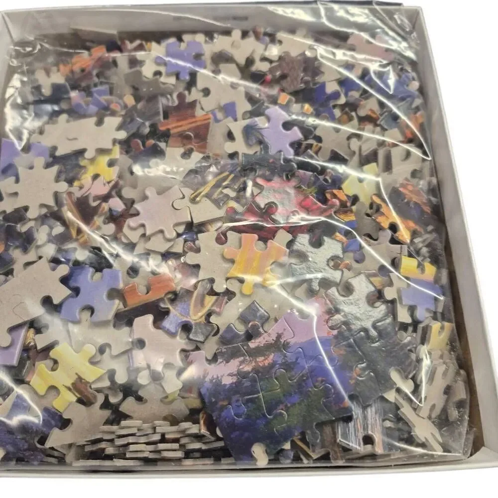 Buffalo Games Darrell Bush Canoe Lake 1000 pc Jigsaw Puzzle